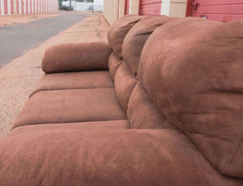 Upholstered sofa restoration project