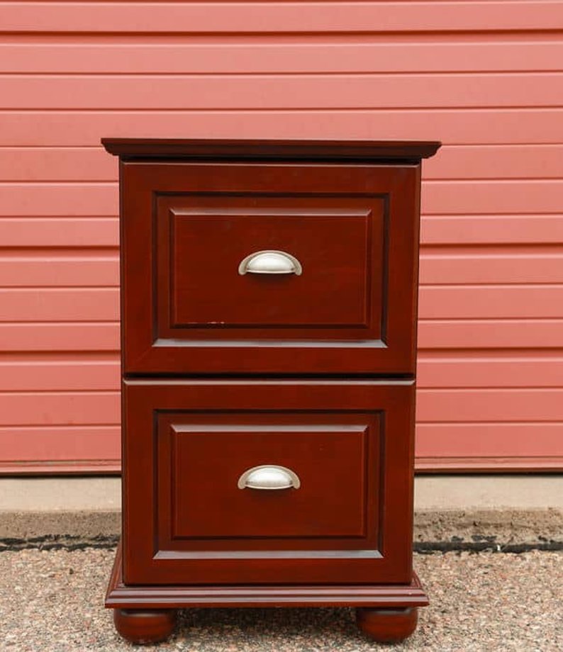 Refinished wooden dresser